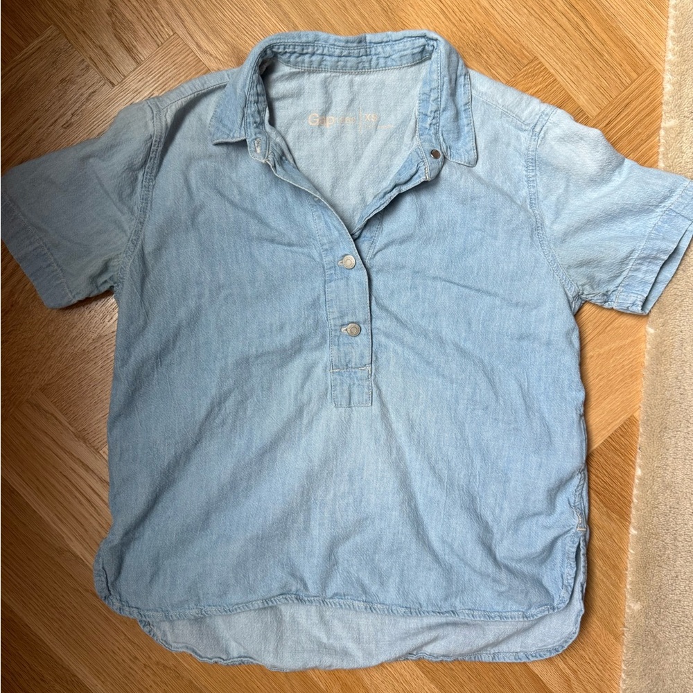 Gap Light Denim Top